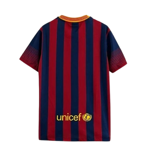 FC Barcelona 2013/2014 Home Kit Short-Sleeve