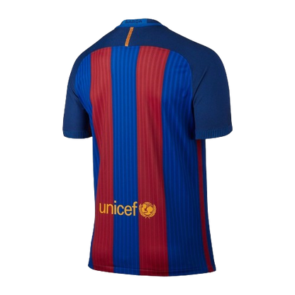 FC Barcelona 2016/2017 Home Kit Short-Sleeve