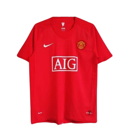 Manchester United 2007/2008 Home Kit Short-Sleeve