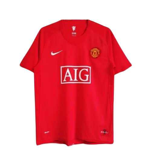 Manchester United 2007/2008 Home Kit Short-Sleeve