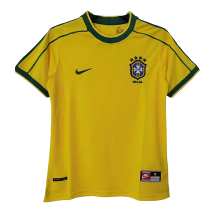 Brazil 1998 Home Kit Short-Sleeve