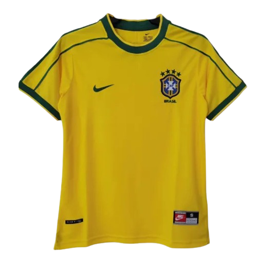 Brazil 1998 Home Kit Short-Sleeve