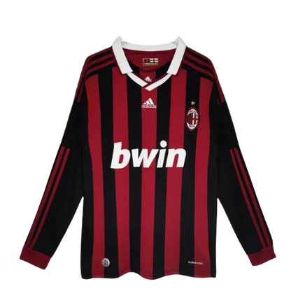 AC Milan 2009/2010 Home Kit Long-Sleeve