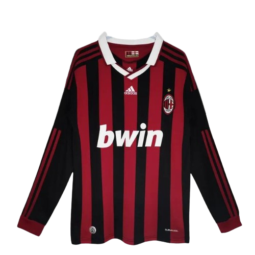 AC Milan 2009/2010 Home Kit Long-Sleeve